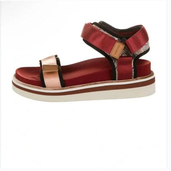 See by Chloe Yumi Ankle Strap Sandals Platform Comfort 39 New with Box - Picture 2 of 15